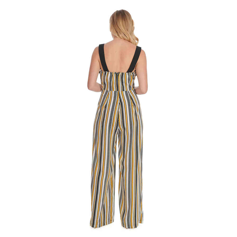 Banned - Stripe & Sail Jumpsuit - Jaune